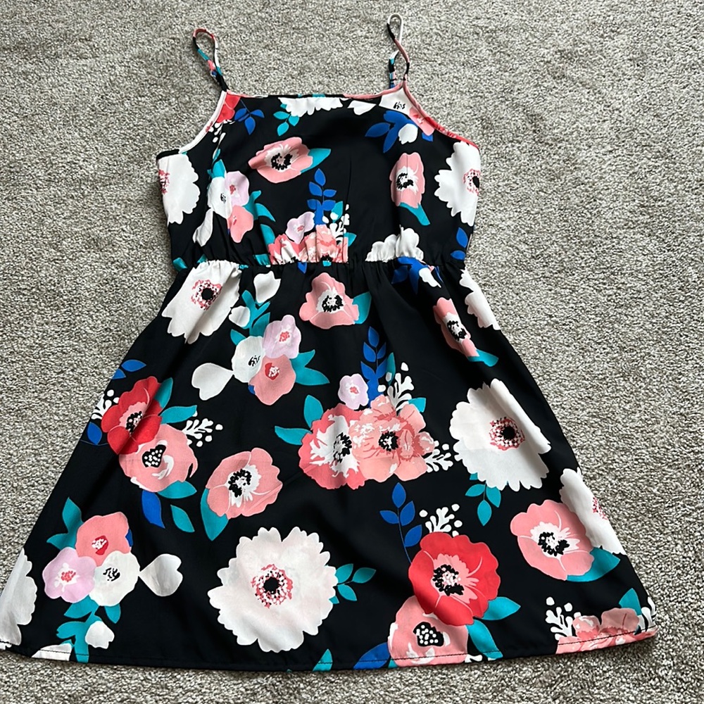 Vibrant Floral Dress